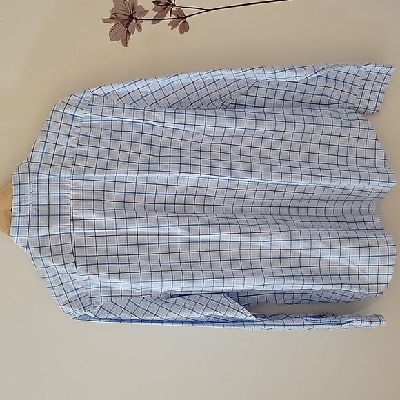 XL NAUTICA FLEX & WRINKLE RESISTANT PLAID LONG SLEEVE SHIRT - Picture 4 of 9